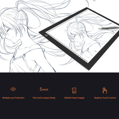 Tấm nền Huion L4S ánh sáng LED siêu mỏng có thể điều chỉnh