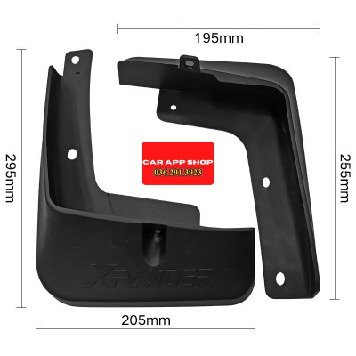 Chắn Bùn Xpander Chất Liệu Nhựa Dẻo Siêu Bền Bộ 4 Chi Tiết Tặng Kèm Ốc Vít