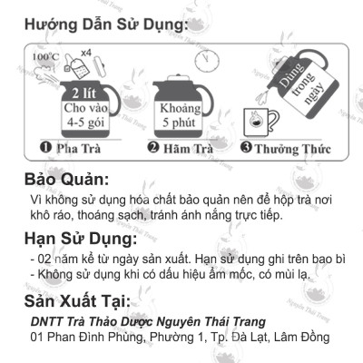 Combo 5 Hộp Trà Cà Gai Leo Giải Độc Gan (Hộp 50 Túi Lọc X 2g)- Nguyên Thái Trang – Thảo Dược Thiên Nhiên – Tốt Cho Sức Khỏe
