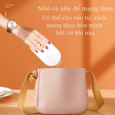 Đai chườm nóng bụng kinh Herlife, Máy massage bụng kinh giúp giảm đau bụng kinh nguyệt, làm ấm tử cung cho phụ nữ đến kì