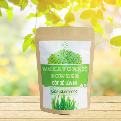 Bột Cỏ Lúa Mì Lematie (Túi Zip 100g)