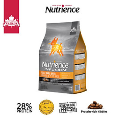 Thức Ăn Cho Chó Giống Nhỏ Nutrience Infusion Bao 2.27kg - Thịt Gà, Rau Củ & Trái Cây Tự Nhiên