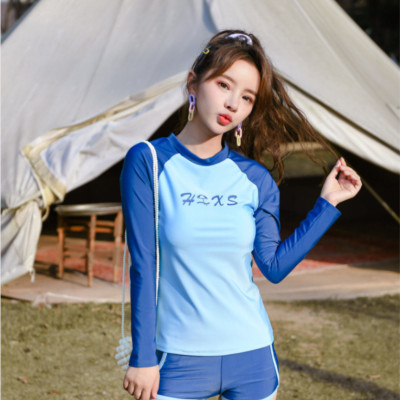 Bộ đồ bơi, bikini tắm biển nữ kín đáo quần áo dài che nắng - B.38