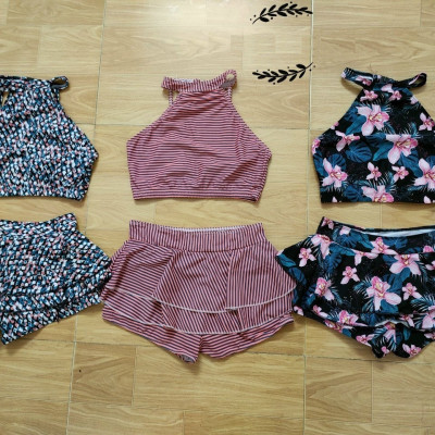 Set Váy Bơi Nữ Áo Yếm