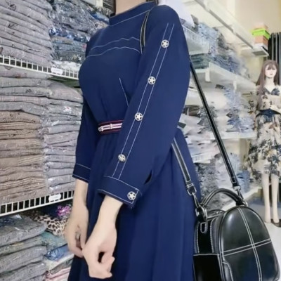 Đầm xếp ly cao cấp thanh lịch Myqlothing.