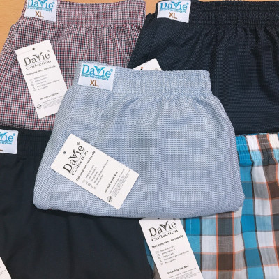 Combo 6 quần đùi mặc nhà nam cao cấp kate 100% cotton