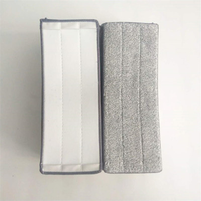 Combo 2 Bông Lau Nhà Thay Thế Cho Bộ Lau Nhà Tự Vắt 2 Ngăn Kích Thước 32 x12cm