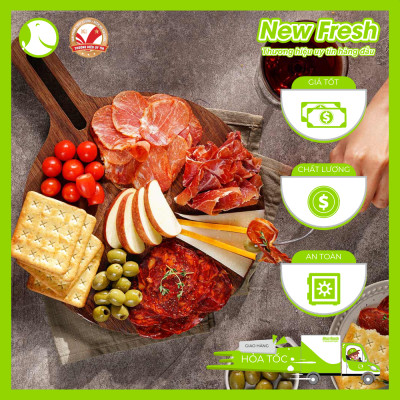 Thịt Heo Đùi Sau Bellota Tây Ban Nha Cắt Lát - Túi 100Gr