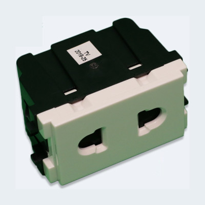 Ổ cắm đơn 2 chấu 10A, size S (F30426USM_WE_G19) S-Flexi