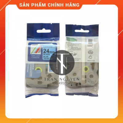 Nhãn In Brother Tz2-551 - Đen nền Dương 24mm x 8m - Hàng nhập khẩu
