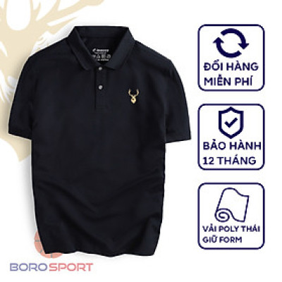 Áo Polo Boro Sport Chất Liệu Vải Poly Thái Giữ Form Thiết Kế Thời Trang Năng Động HH