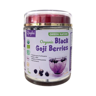 Hắc kỷ tử (Black Goji Berries) hữu cơ 50gr - Green Nature