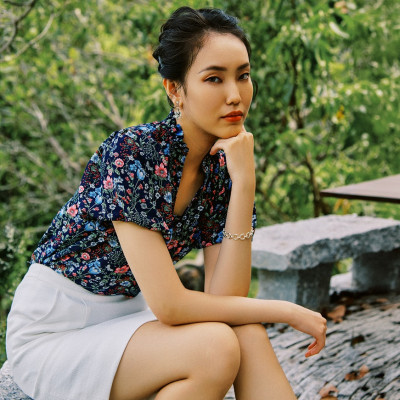 Áo Tay Phồng Điểm Ngọc TOP231 thời trang thiết kế Hity