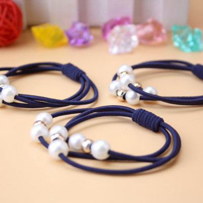 Đồ buộc tóc xinh xắn, 5 chun buộc tóc đính hạt nhiều màu cực đẹp SC24