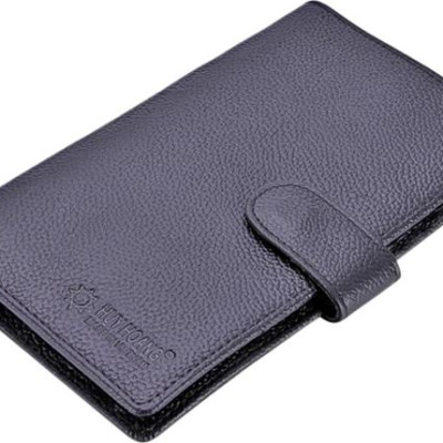 Ví Nam Dáng Đứng Huy Hoàng HT2145 (12.5 x 10 cm) - Đen