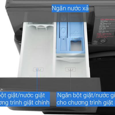 Máy giặt LG AI DD Inverter 9 kg FV1409S4M - Hàng chính hãng - Giao HCM và 1 số tỉnh thành