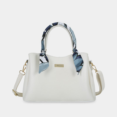 Túi Xách Nữ Công Sở Sang Chảnh IDIGO FB2-5055, Túi Đeo Chéo Thời Trang Phối Khăn Lụa Đi Tiệc Cao Cấp