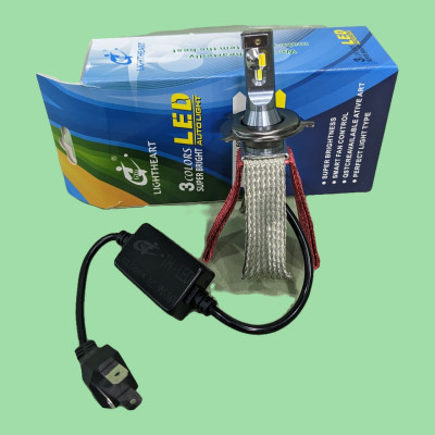 Đèn Pha LED Ô Tô - Xe Máy H4 36W 3 Nhiệt Màu AUTO:  Siêu Sáng 36W Loại Tốt