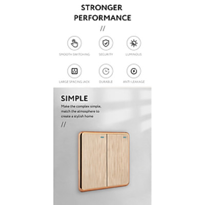 CÔNG TẮC ĐÔI 2 CHIỀU 04059D AKKO STAR   - HÀNG CHÍNH HÃNG