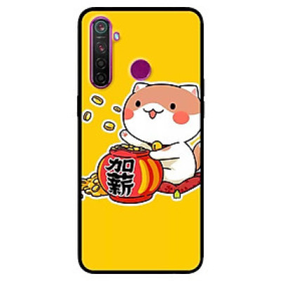 Ốp lưng dành cho Realme 6i mẫu Mèo vung Tiền