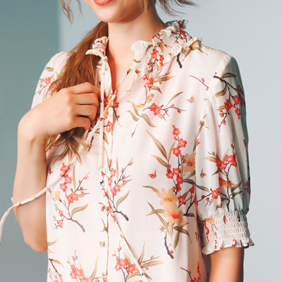 Đầm Babydoll Sakura DRE159 Thời trang thiết kế Hity