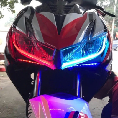 Đèn Mí Audi Xi Nhan Chạy Đuổi Cho Xe Máy & Ô Tô - Combo 2 Dây Led DC 12V Dài 60cm, Hiệu Ứng Demi