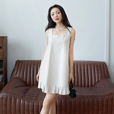 Đầm hai dây nữ bản to dáng suông phong cách tiểu thơ sang trọng Simmy Miều Est.2013