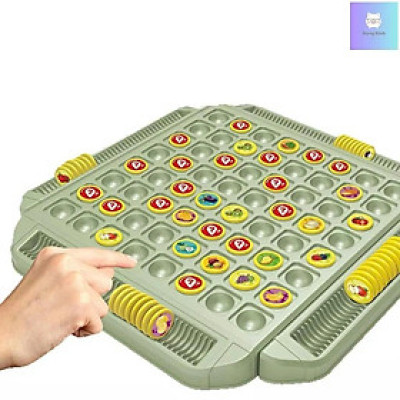 Bộ đồ chơi Cờ lật ghi nhớ tìm hình giống nhau cho 4 người chơi - rèn luyện trí nhớ cho bé