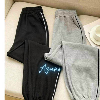 Quần Nữ Thời Trang, Quần Jogger Nữ Bo Gấu Chất Nỉ Siêu Ấm