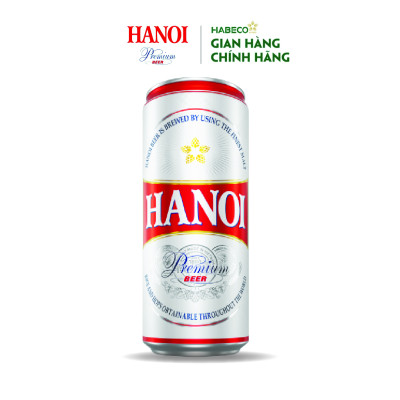 Lốc 6 lon Bia Hanoi Premium (330ml/lon)