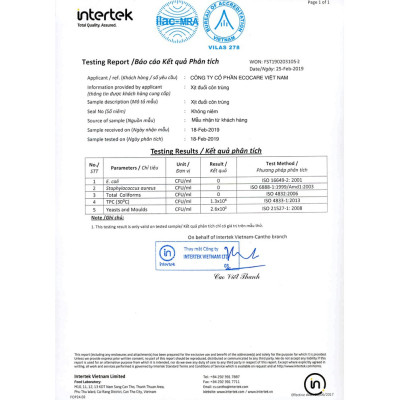 Nước xịt lau bàn ăn hữu cơ Bồ hòn tinh dầu Sả Chanh 500ml