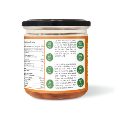 PALMANIA Mật thốt nốt sệt 400G | 1 sao Great Taste Awards 2021 | Nguyên Chất, Tự Nhiên & Vì Sức Khỏe | Đặc sản An Giang