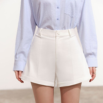 DOTTIE - Quần short dáng A - Trắng - Q0385