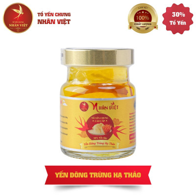 Lốc 6 Hũ Yến Sào Chưng Đông Trùng Hạ Thảo 30% Yến Nguyên Chất Hũ 70ml