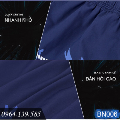 Combo đồ bơi nam giới, set 4,5 chi tiết Quần boxer 2 lớp + Kính bơi anti fog + Mũ + Bịt tai kẹp mũi + Túi đựng, mẫu cao cấp đẹp | BN007