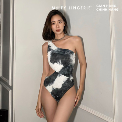 [VOUCHER 50K][MUA 2 GIẢM 8%] Đồ bơi Một Mảnh Dành Cho Nữ Cut-out Phối Hai Màu Đen Xám Snowy Mountain Thời Trang Tôn Dáng Miley Lingerie - SPP01