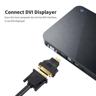 VENTION HD Male to DVI Female Adapter DVI24+1/24+5 to 1080P HD Video Converter Cable DVI to HD and HD to DVI for Laptop
