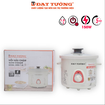Nồi Kho Đa Năng Sứ Đạt Tường DTSC-1.5S 1,5L - Hàng Chính Hãng