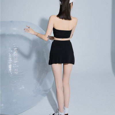 Bộ đồ bơi bikini nữ kín đáo quần short áo tay dài đi tắm biển, tập yoga, tập gym - B.31