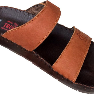 Dép quai ngang nam da bò cao cấp Trường Hải QN335