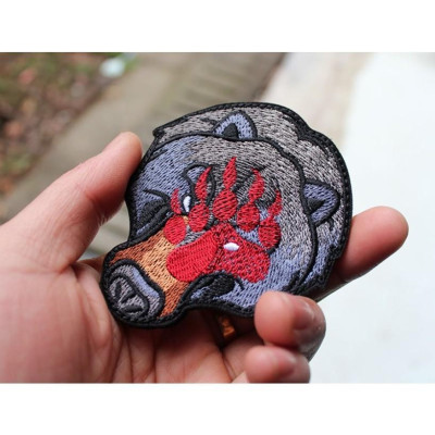 Patch_ miếng dán velcro vải gấu Seiko chiến thuật