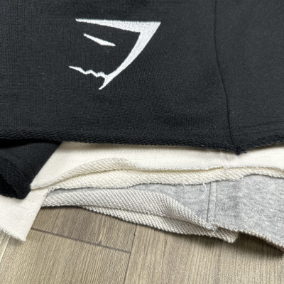 Quần short nỉ tập gym nam DOGYMSHOP form ống rộng, logo thêu không bong tróc QGQL5