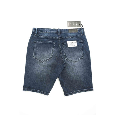 Quần Short Jeans Nam Rách Cao Cấp HUNTER  X-RAYS Form Slimfit Thun Màu Xanh S62