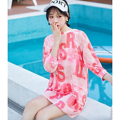 Bộ đồ bơi bikini nữ 2 mảnh kín đáo đi tắm biển tôn dáng giấu bụng dài tay che nắng , đi tập yoga, đi tập gym tay dài