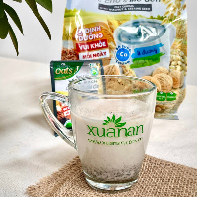 Combo 3 túi: Ngũ Cốc Óc Chó Mè Đen+Gạo Lức No Sugar+Yến Mạch Hạnh Nhân[ít đường 400gr](Tặng Kèm 2 Túi Yến Mạch 150G)