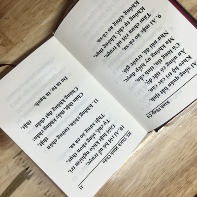 Kinh pháp cú  - khổ 8x11cm- tặng kèm bọc sách