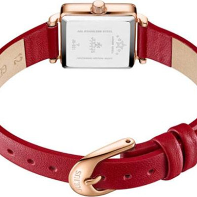 Đồng Hồ Nữ Julius Star Hàn Quốc JS-031 Mặt Kính Sapphire Dây Da