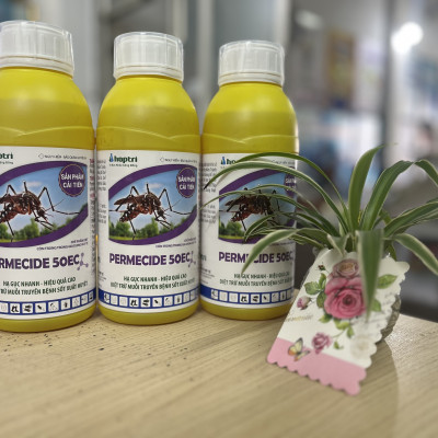 Thuốc  diệt muỗi Permecide 50EC mới, an toàn, hiệu quả với muỗi kháng thuốc (chai 1 lít)