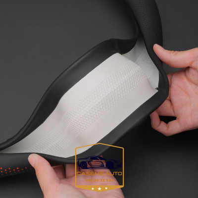 Bọc Vô Lăng Ô Tô 3D Da Nappa Cao Cấp Siêu Mỏng - Thiết Kế Lỗ Thoát Khí, Chống Trơn Trượt - Hàng Chính Hãng
