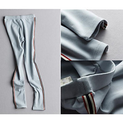 Quần legging Kẻ Sọc Co Giãn 4 chiều Thoải Mái Umi (XANH NGỌC)